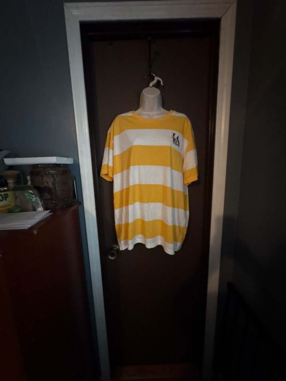 Vintage Aeropostale Men's Striped T-Shirt